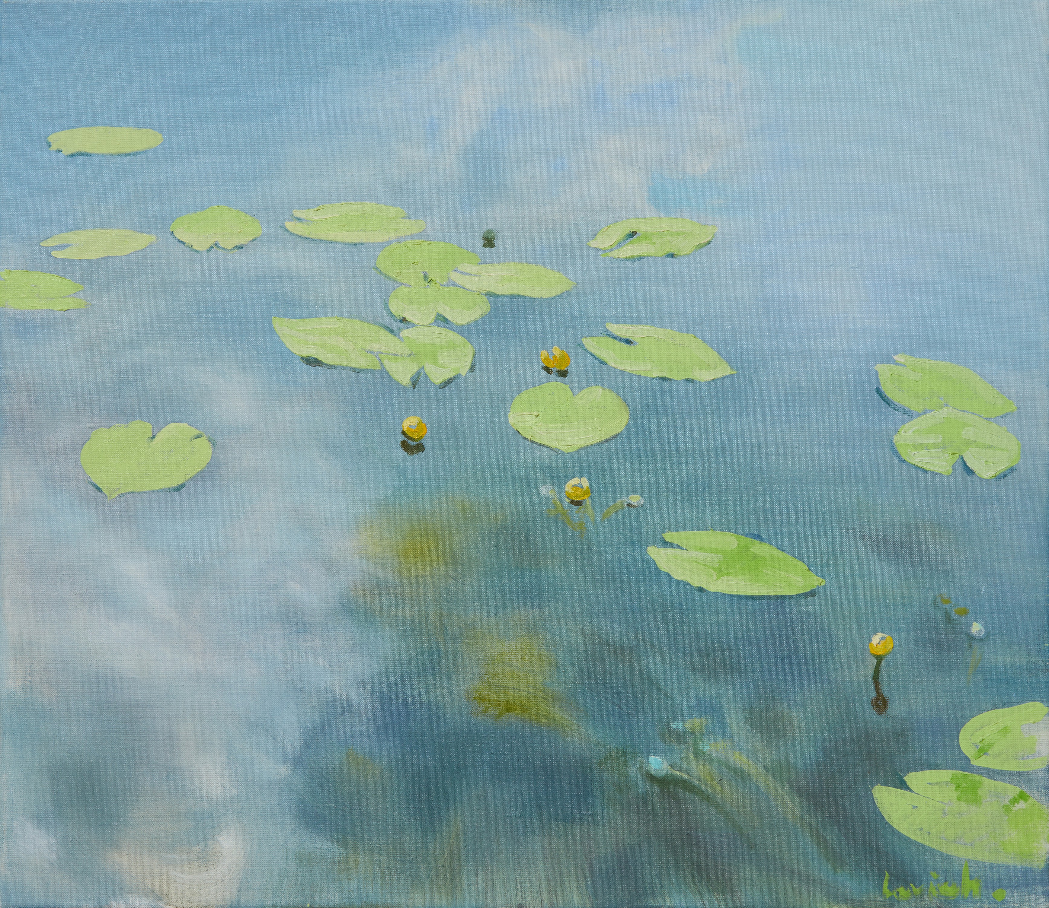 Alexander Levich, Water Lilies - I Alexander Levich, Water Lilies - I
