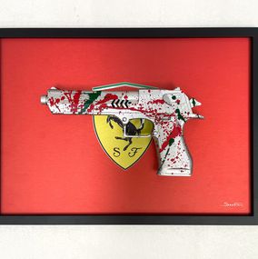 ▷ Ferrari Pistol by Suketchi, 2022, Print