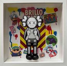 Peinture, Rebellious KAWS 3D PopArt Box - Brillo, Koen Betjes