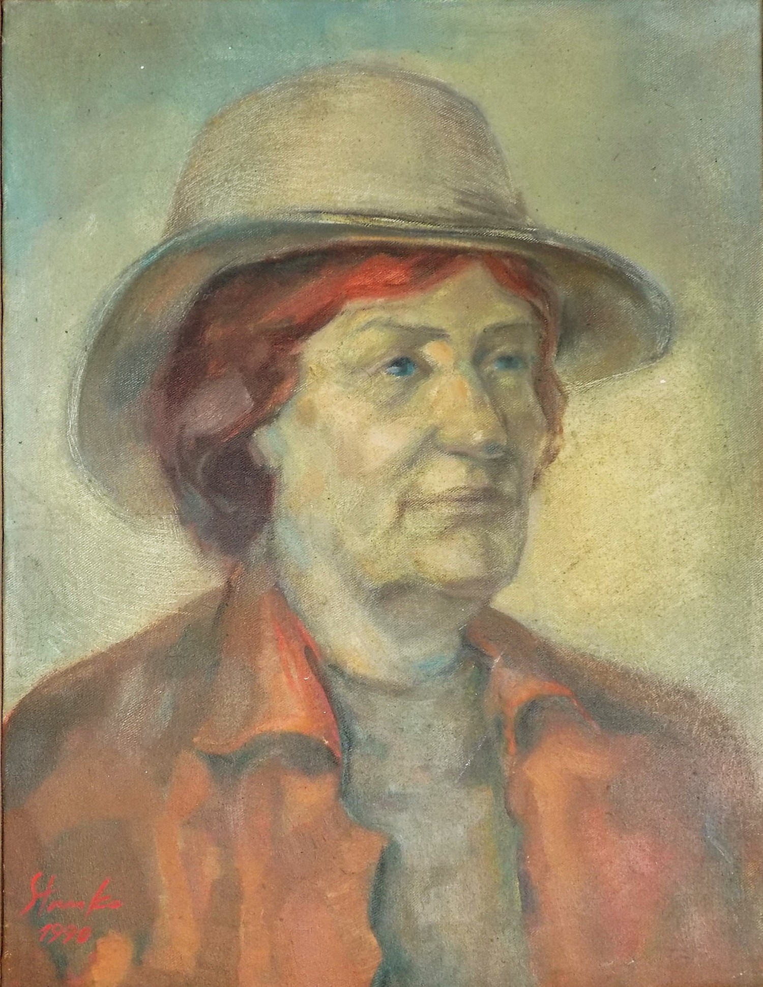 Stanislav Bojankov, Lady in a hat Stanislav Bojankov, Lady in a hat