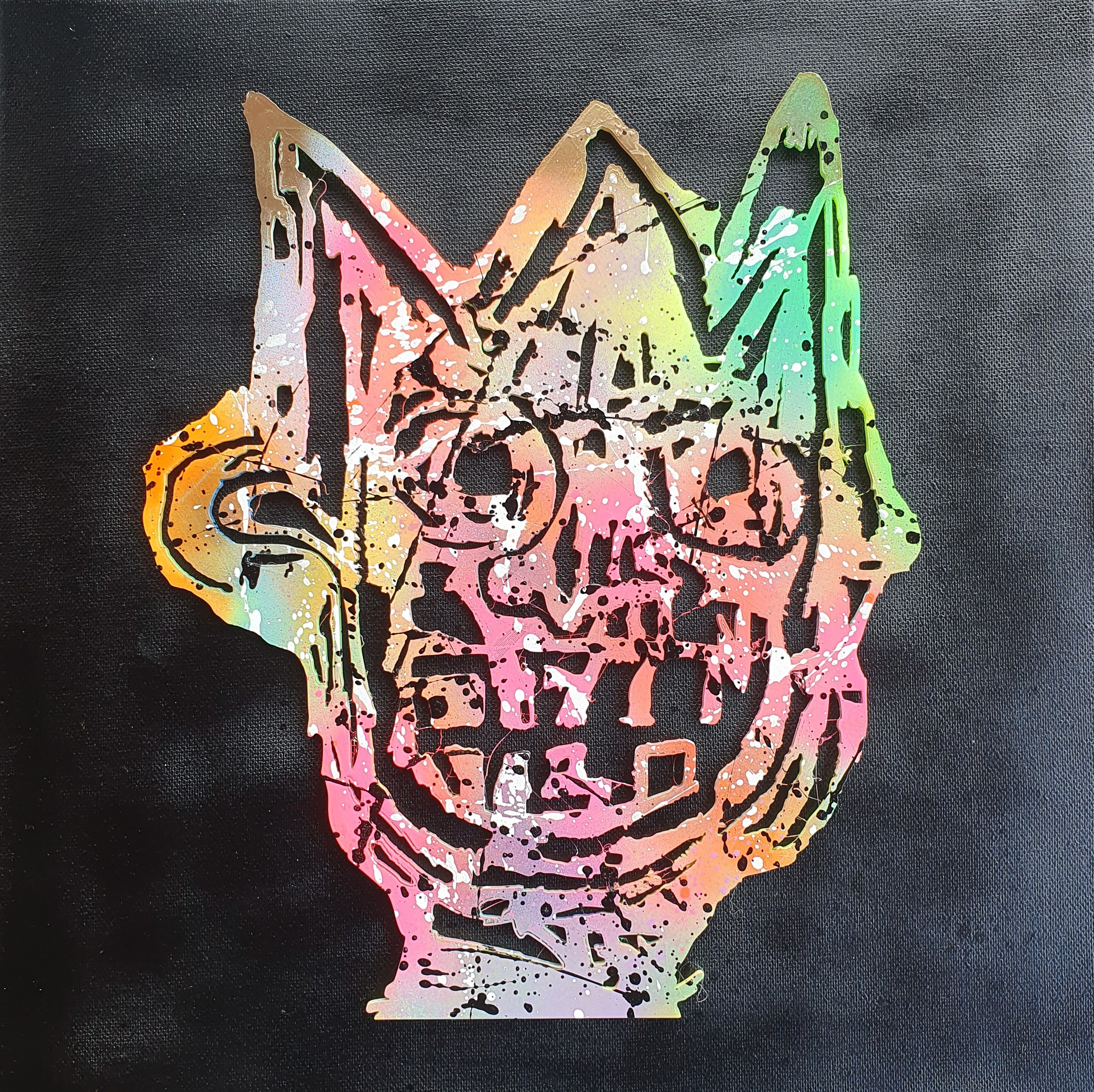 Spaco, Basquiat Roi colors Spaco, Basquiat Roi colors