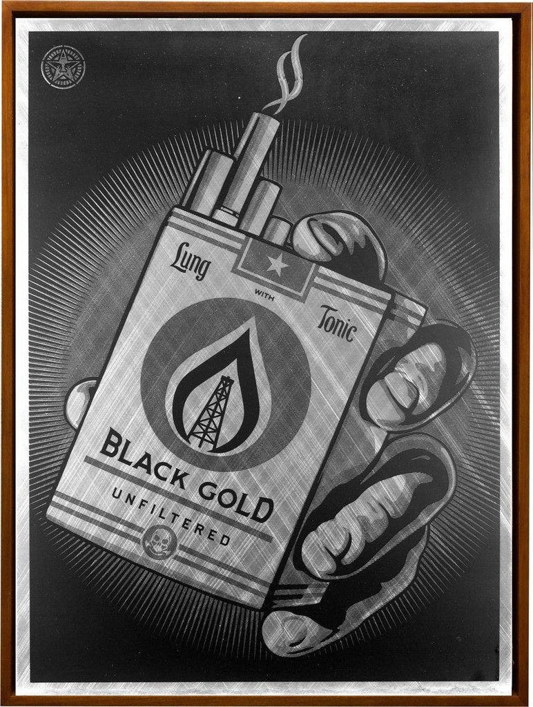 Shepard Fairey (Obey), Black Gold Shepard Fairey (Obey), Black Gold