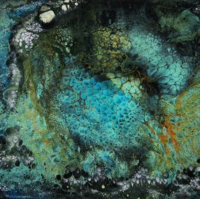 Painting, Blue Lagoon, Ilariya Neubauer