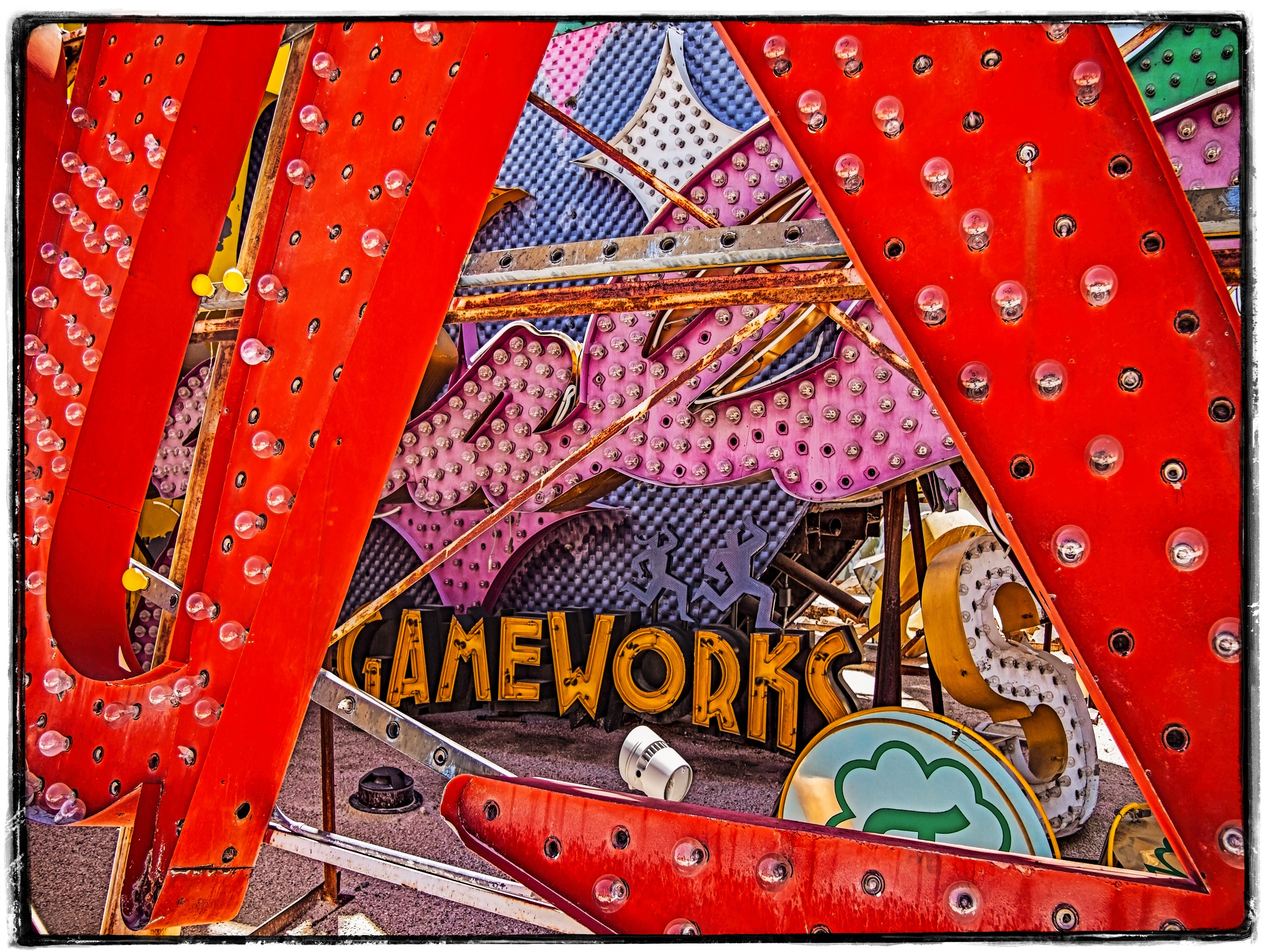 Jarmila Kostliva, Red Metal Beams Jarmila Kostliva, Red Metal Beams