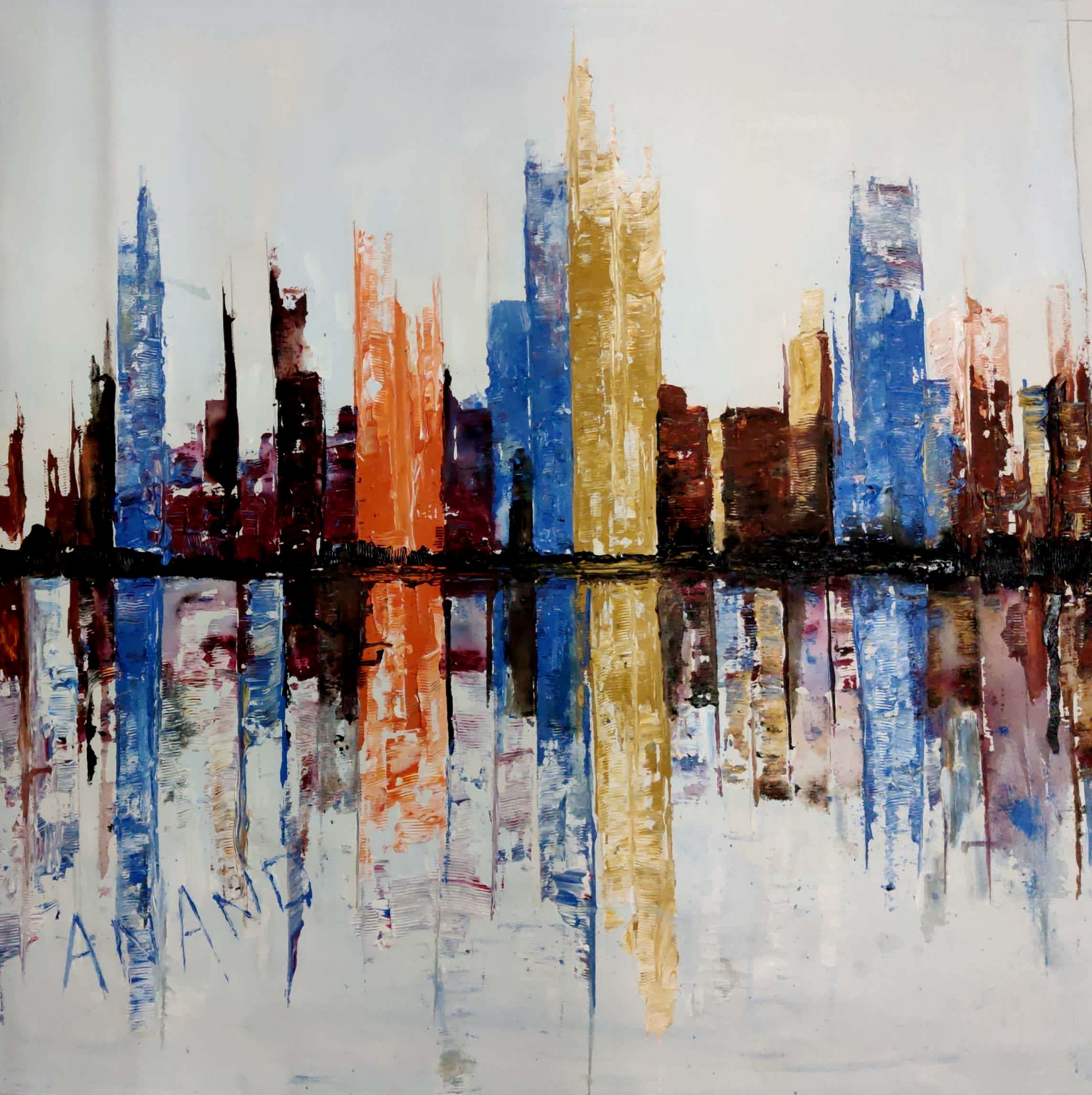 Anand Manchiraju, City Abstraction-2 Anand Manchiraju, City Abstraction-2