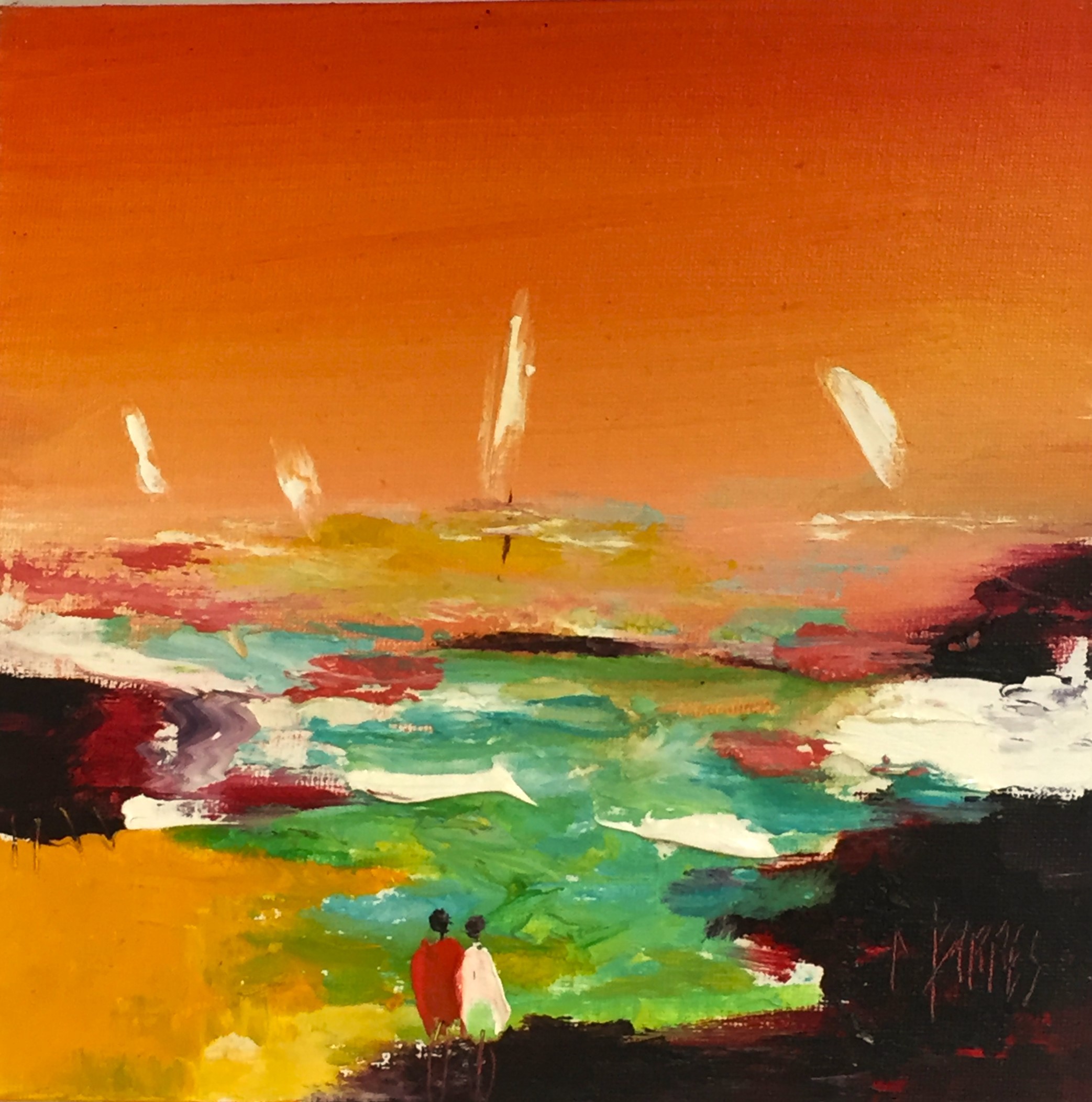 Christine Barrès, Paysage Marin 1 Christine Barrès, Paysage Marin 1