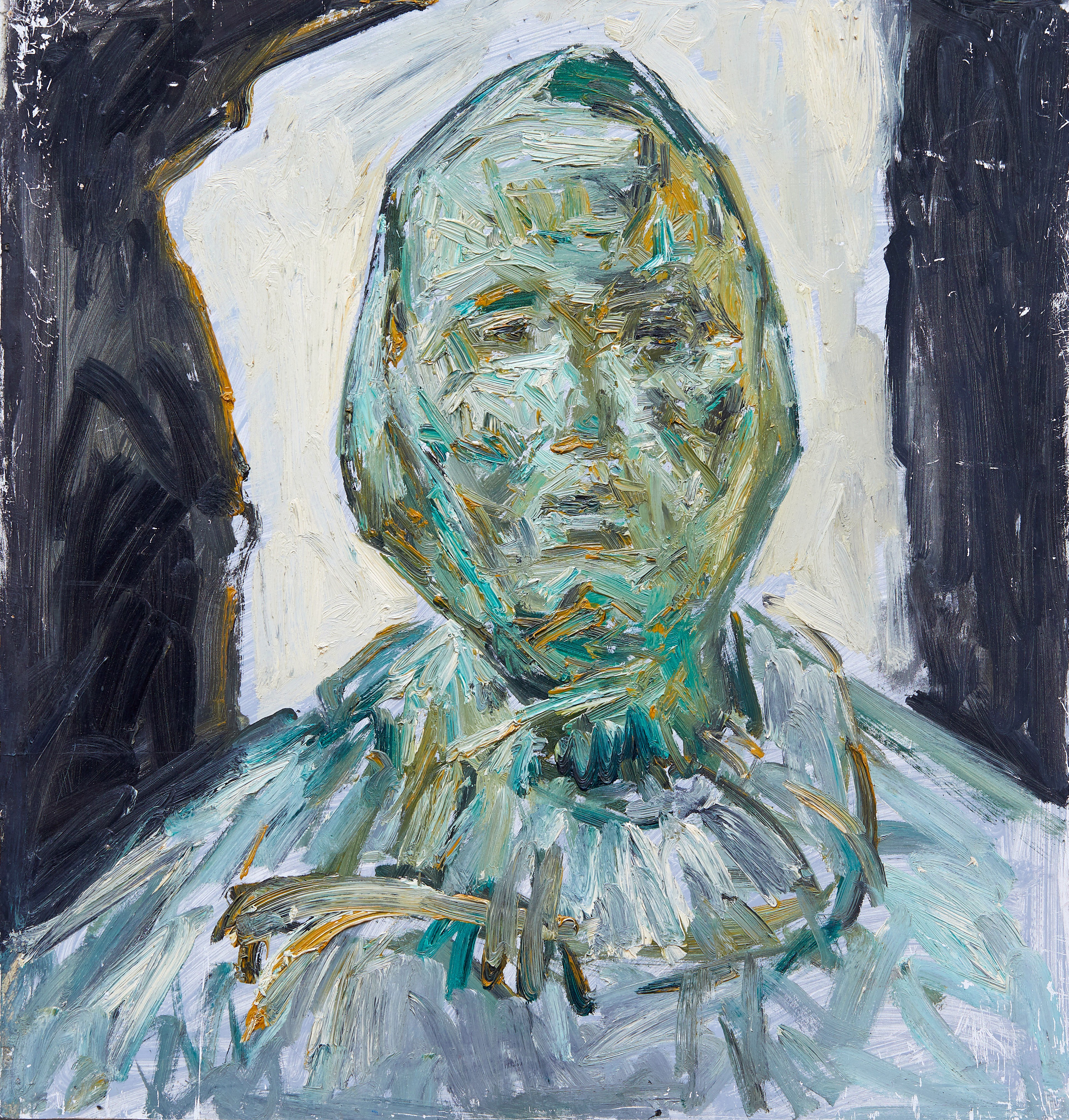 Zakhar Shevchuk, Green Portrait Zakhar Shevchuk, Green Portrait