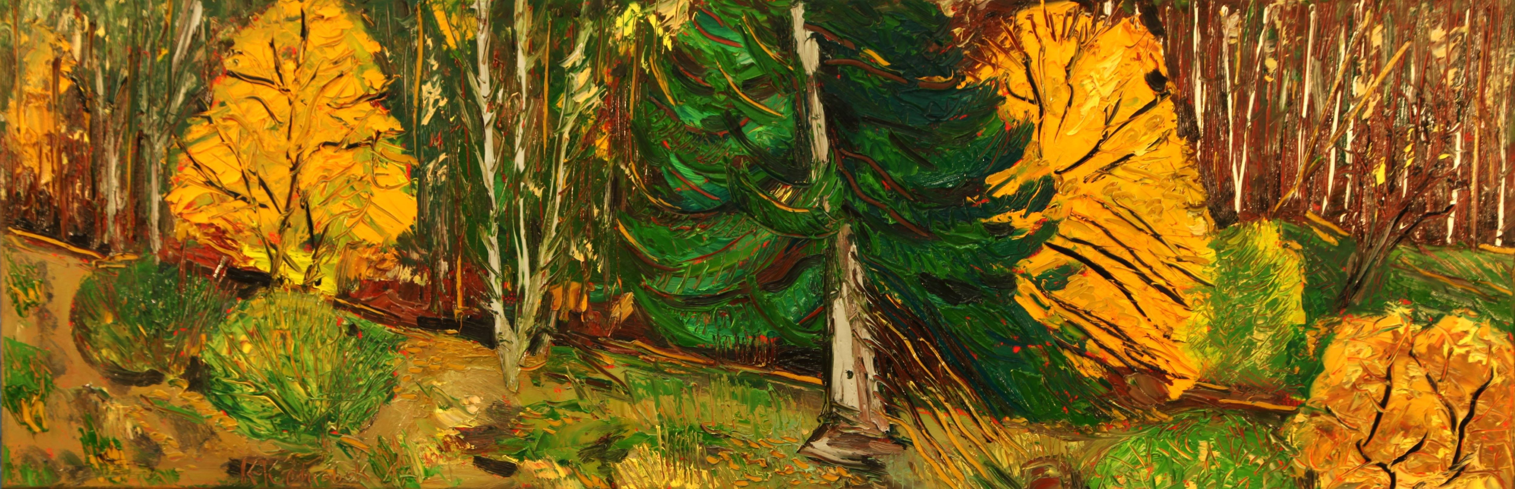 Karl-Karol Chrobok, At the edge of the autumn forest Karl-Karol Chrobok, At the edge of the autumn forest