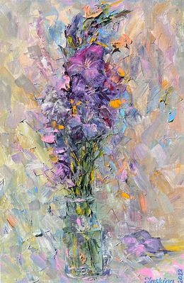 Peinture, Gladiolus, Alexandra Laskina