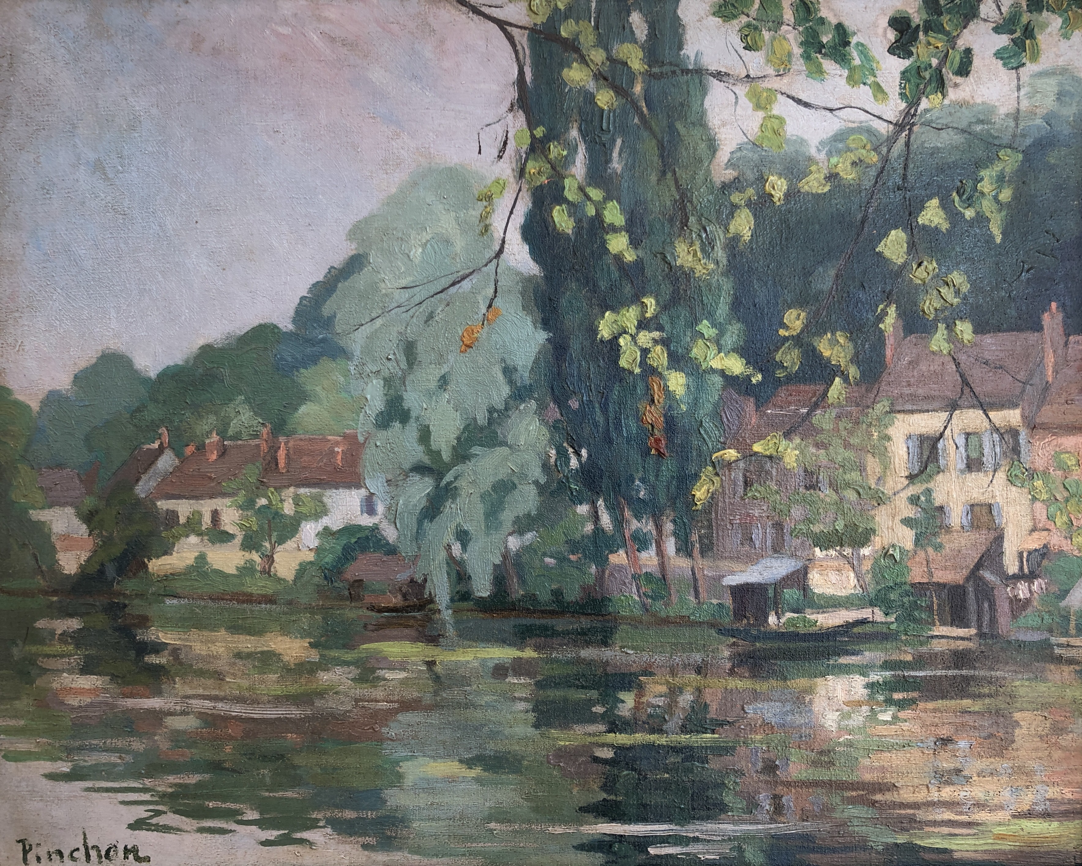 Pinchon, Paysage au bord de l'eau Pinchon, Paysage au bord de l'eau