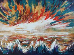 Painting, Stormy Water, Douglas Findlay