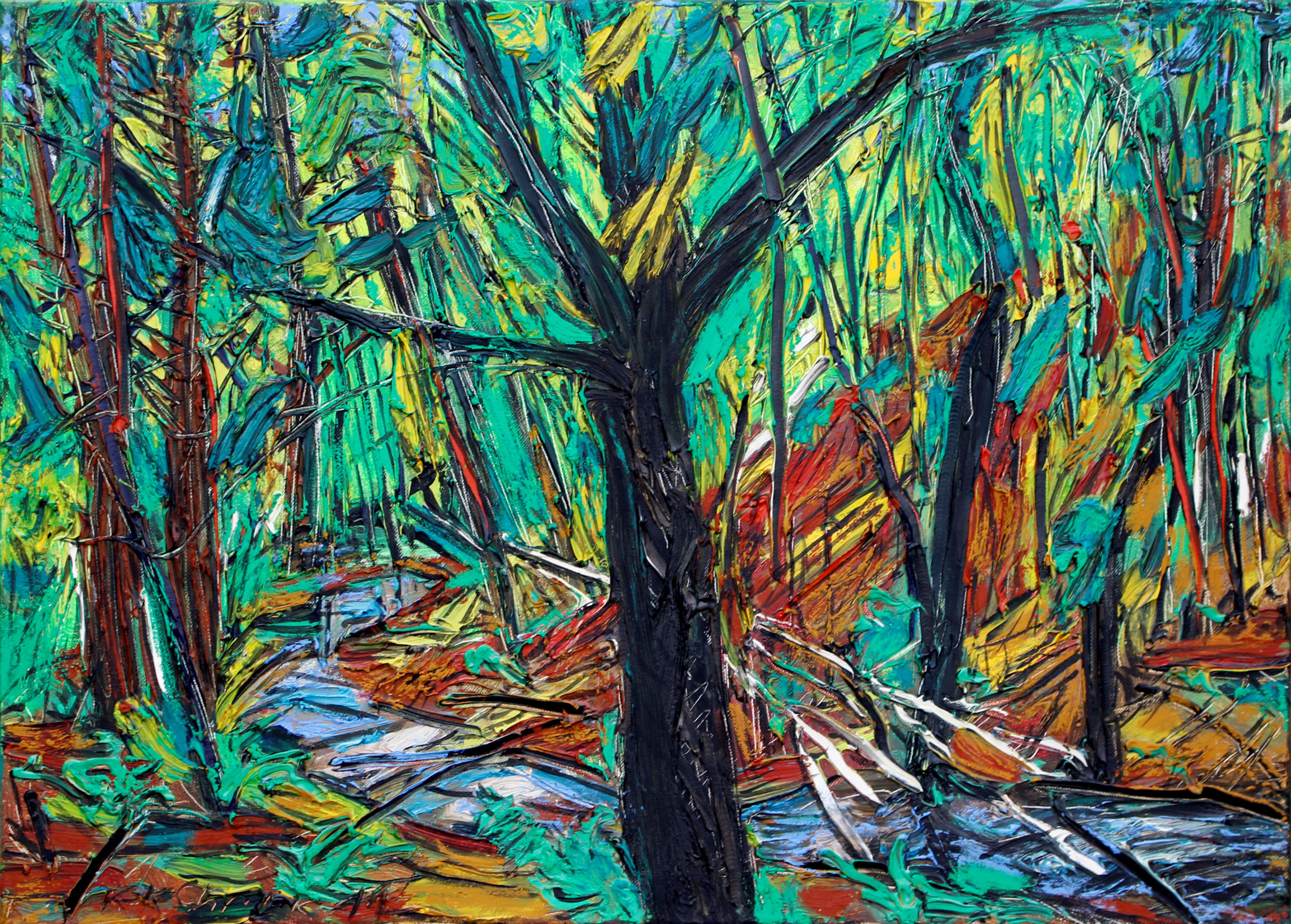 Karl-Karol Chrobok, Trees by the stream no.2 Karl-Karol Chrobok, Trees by the stream no.2
