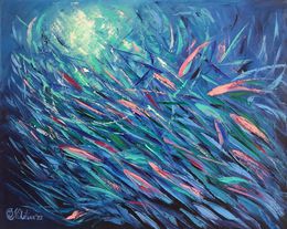 School of Fish Sardines, Olga Nikitina