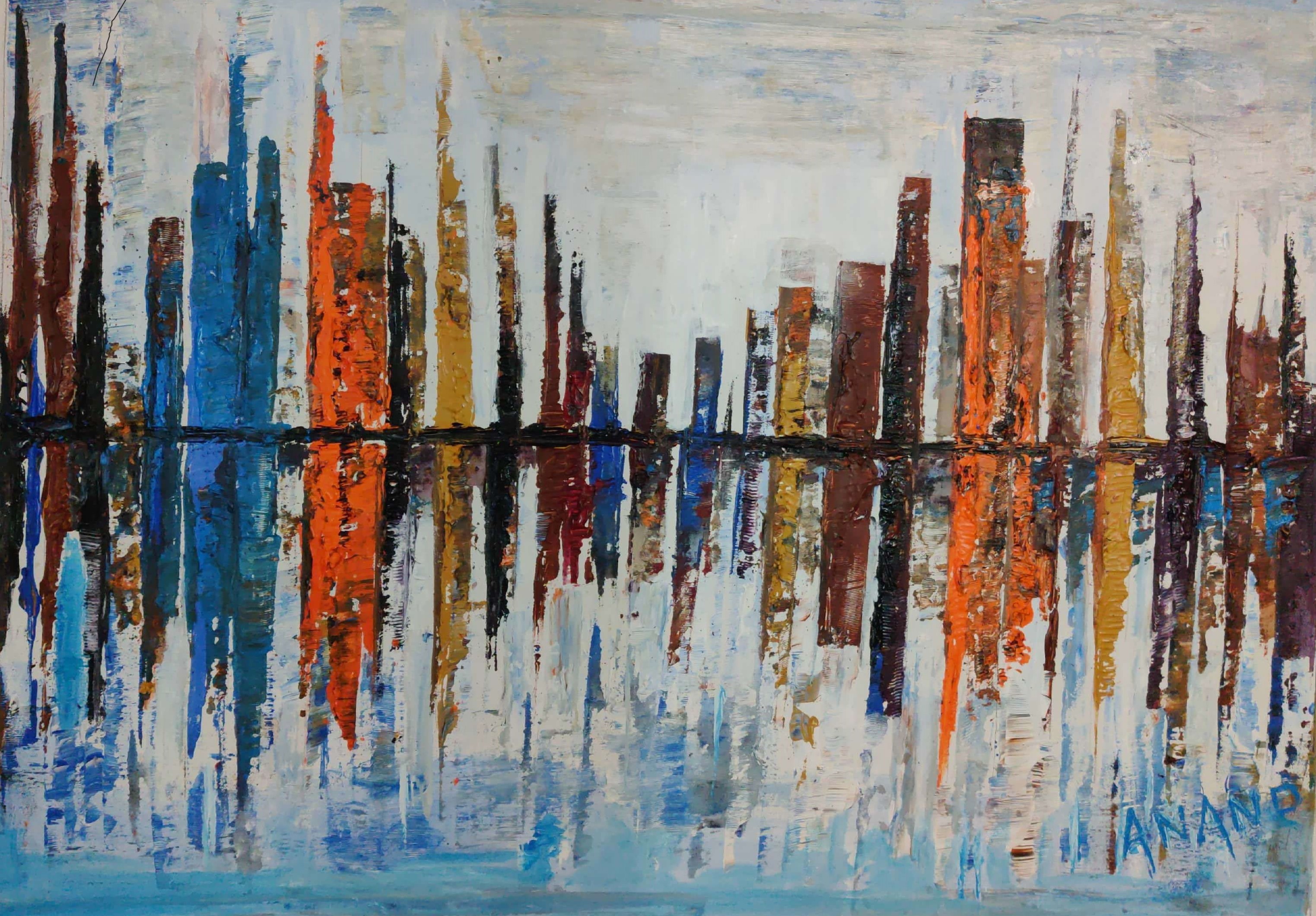 Anand Manchiraju, City abstraction-5 Anand Manchiraju, City abstraction-5