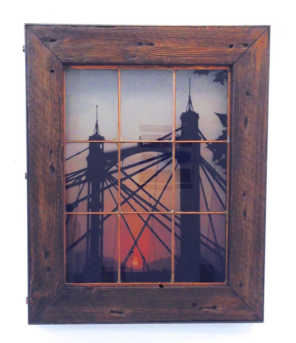 Michael Wallner, Albert Bridge Sunset (window) Michael Wallner, Albert Bridge Sunset (window)
