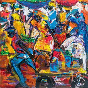 Painting, Market Colours, Larry Otoo