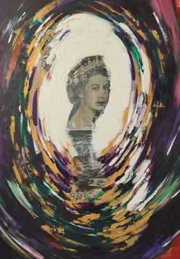 Gemälde, The queen, Douglas Findlay
