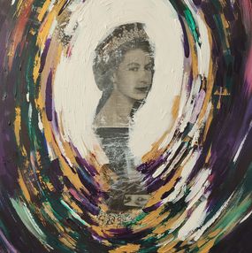 Gemälde, The queen, Douglas Findlay