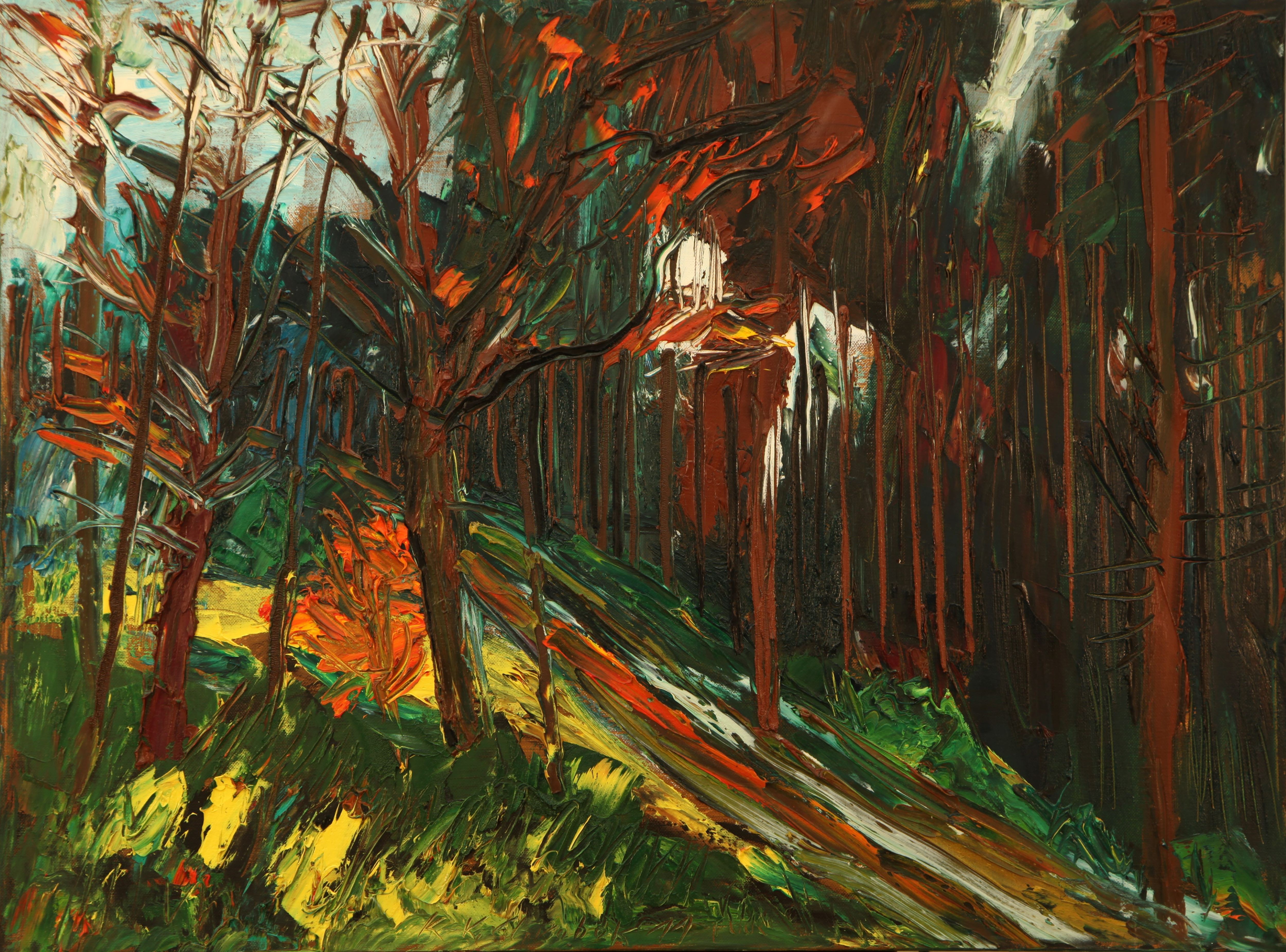 Karl-Karol Chrobok, In the evening - autumn Karl-Karol Chrobok, In the evening - autumn