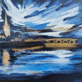 Gemälde, Perth at Night 1, Douglas Findlay