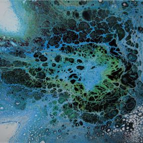 Peinture, Sea series Blue, Ilariya Neubauer