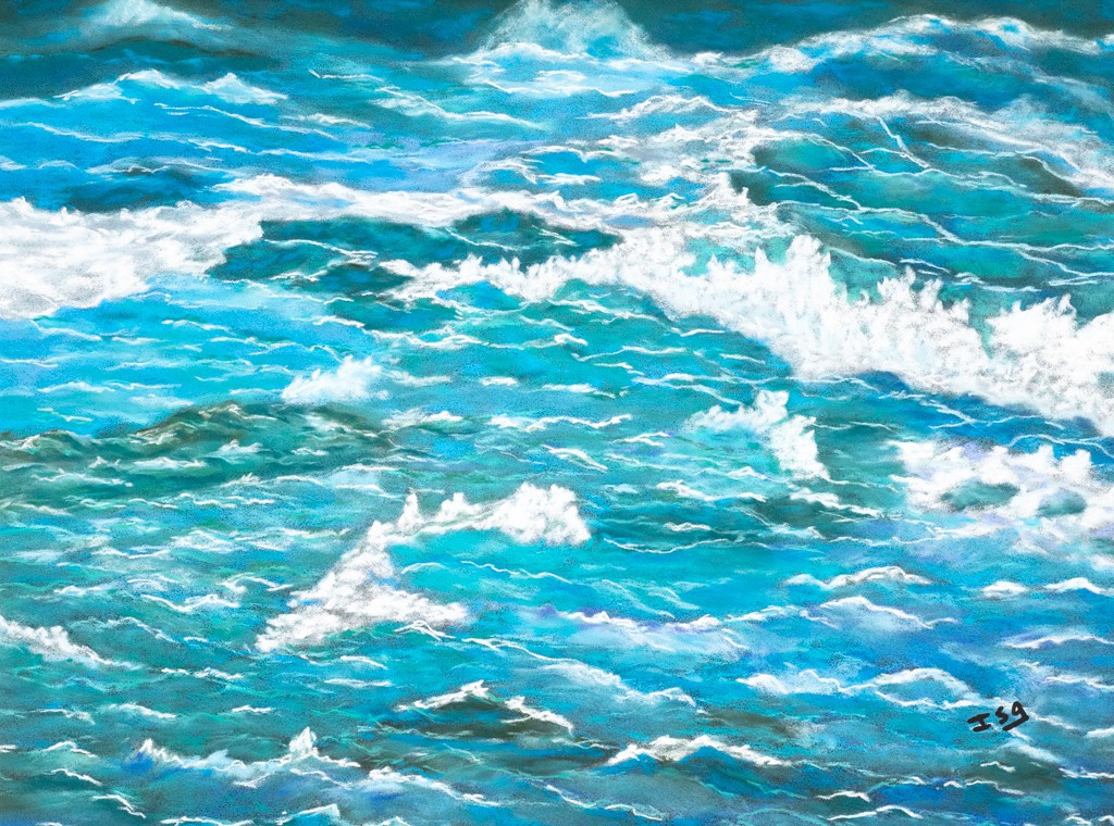 Isabelle Alberge, Le tempérament de l'océan - série Paysage et mer Isabelle Alberge, Le tempérament de l'océan - série Paysage et mer