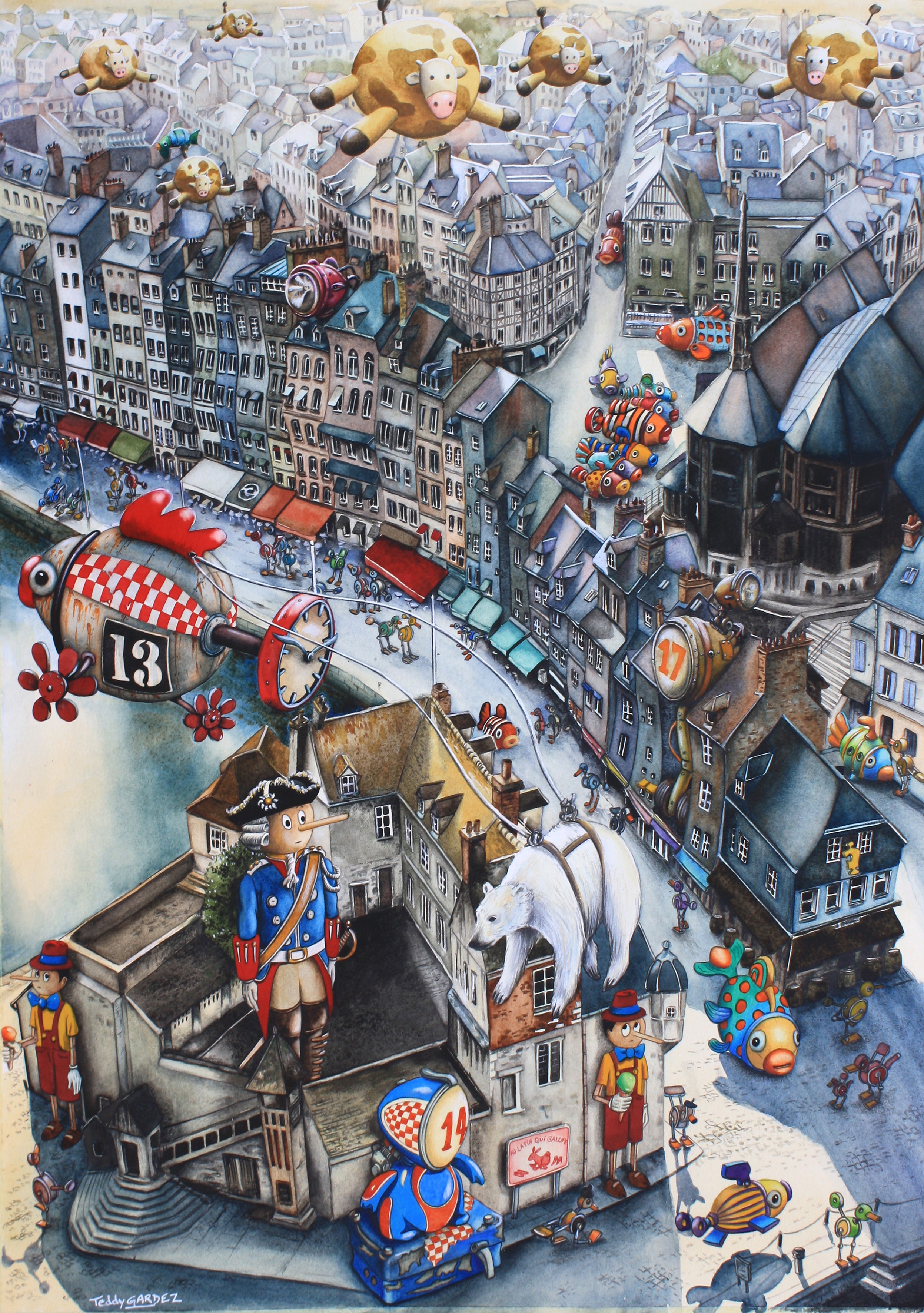 Teddy Gardez, Honfleur et la Capitainerie Teddy Gardez, Honfleur et la Capitainerie
