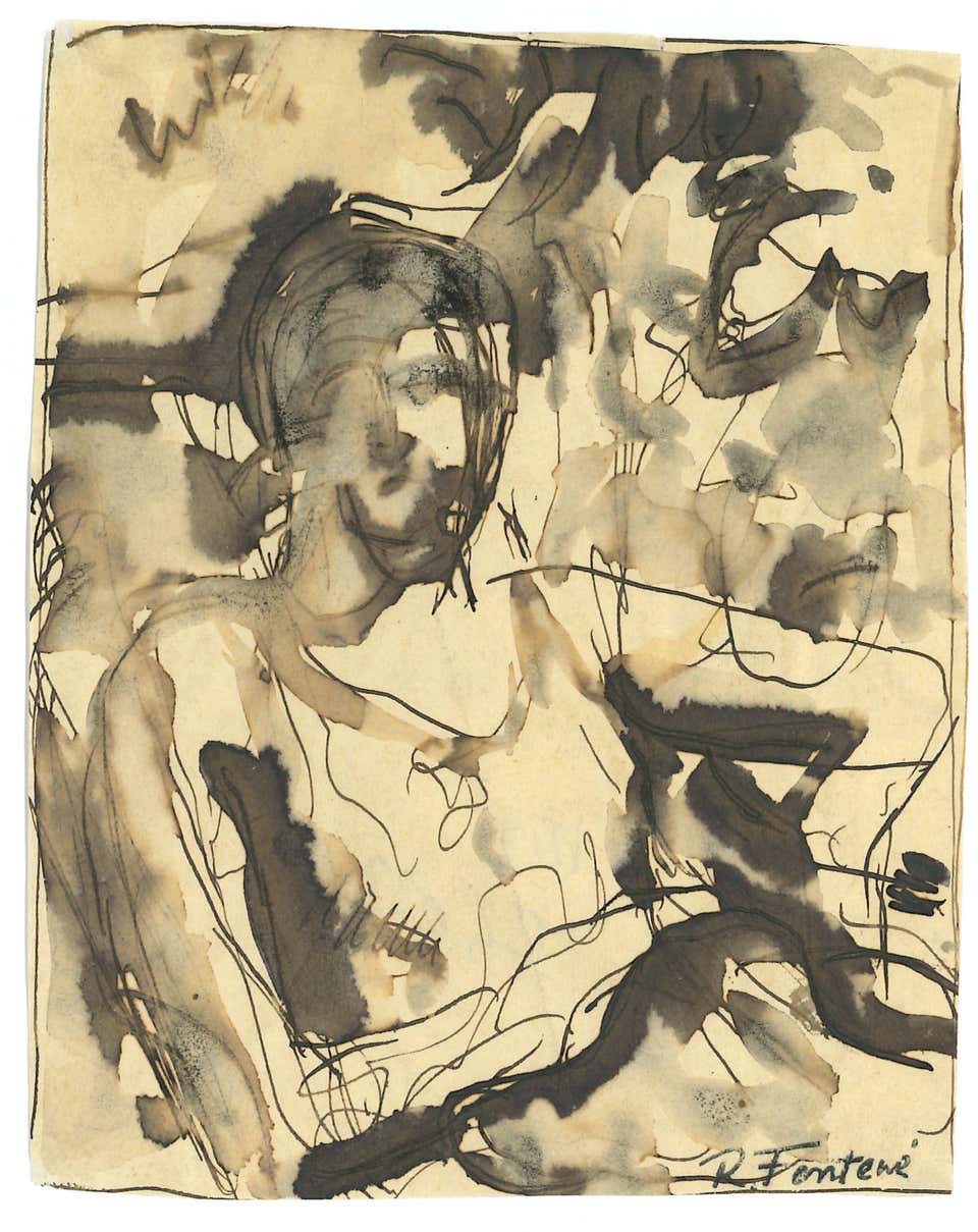 Robert Fontene, The Seated Woman Robert Fontene, The Seated Woman