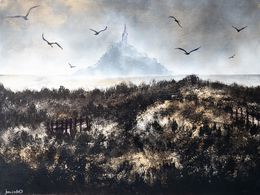 Le Mont tombe - série Paysage et mer, BoudedeO