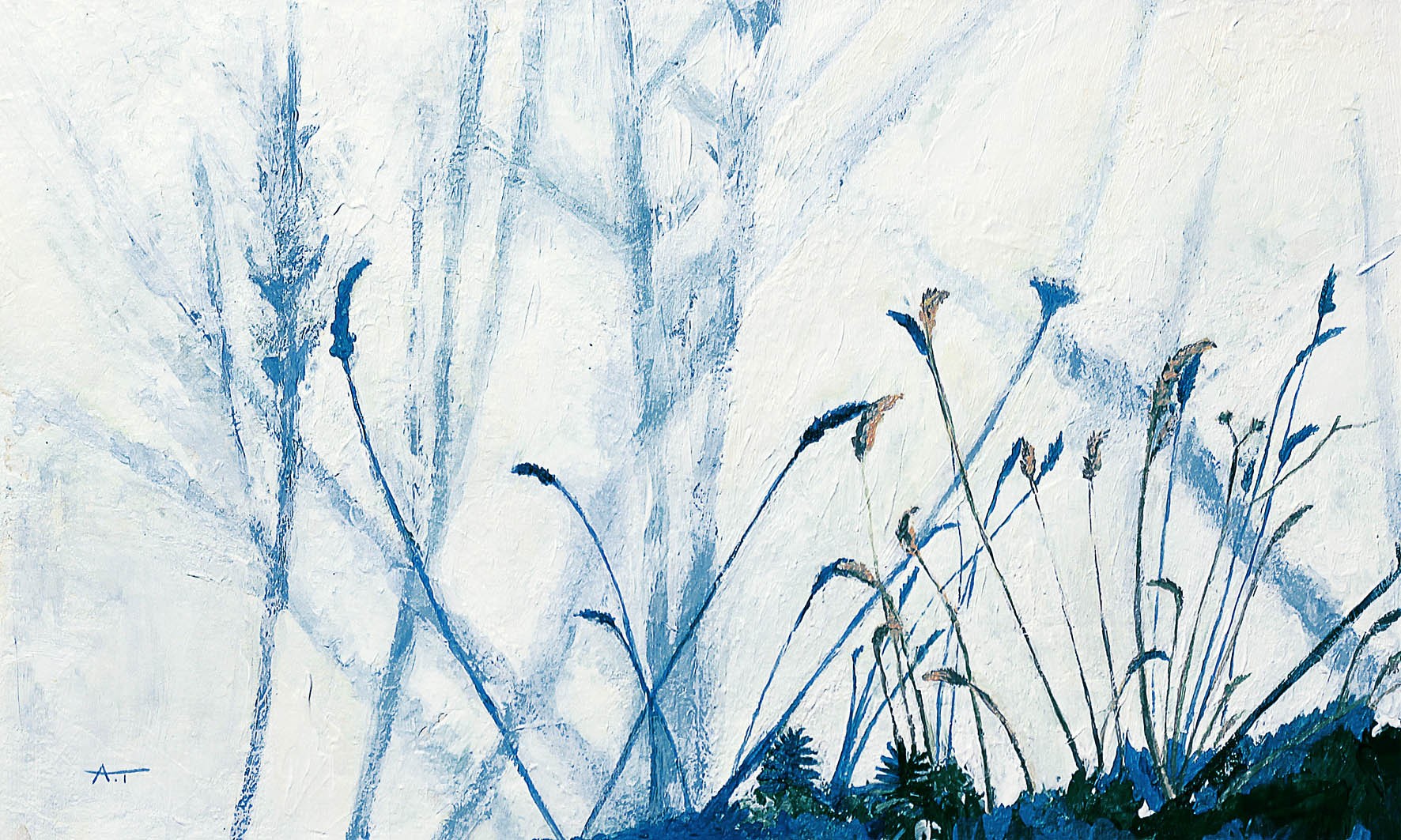 Aurélie Trabaud, Grasses - Shadows are blue Aurélie Trabaud, Grasses - Shadows are blue