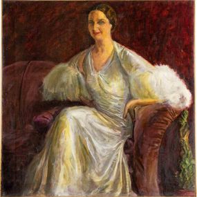 Peinture, Portrait of Noblewoman, Antonio Feltrinelli