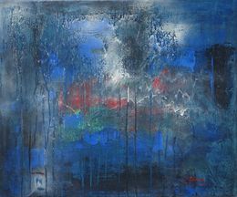 Abstracto azul, Yvon Lambure