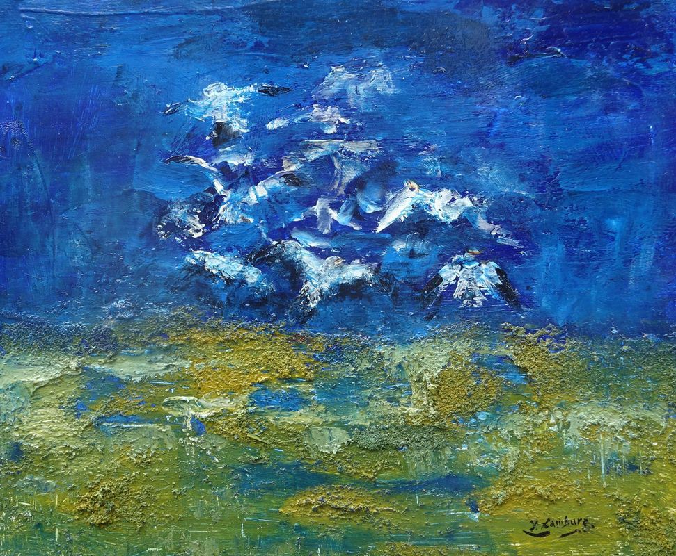 Yvon Lambure, Envolée bleue Yvon Lambure, Envolée bleue