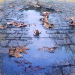 Blue diptic, Carlos Diaz