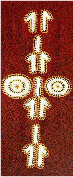 Lloyd Jampijinpa Brown, Yankirri Ngipiri Jukurrpa / Emu egg dreaming Lloyd Jampijinpa Brown, Yankirri Ngipiri Jukurrpa / Emu egg dreaming