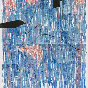 Peinture, Blue Structure, Lena Ochkalova