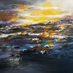 Gemälde, Le monde aurait pu être simple comme la mer, Maryse Chatron Kriloff