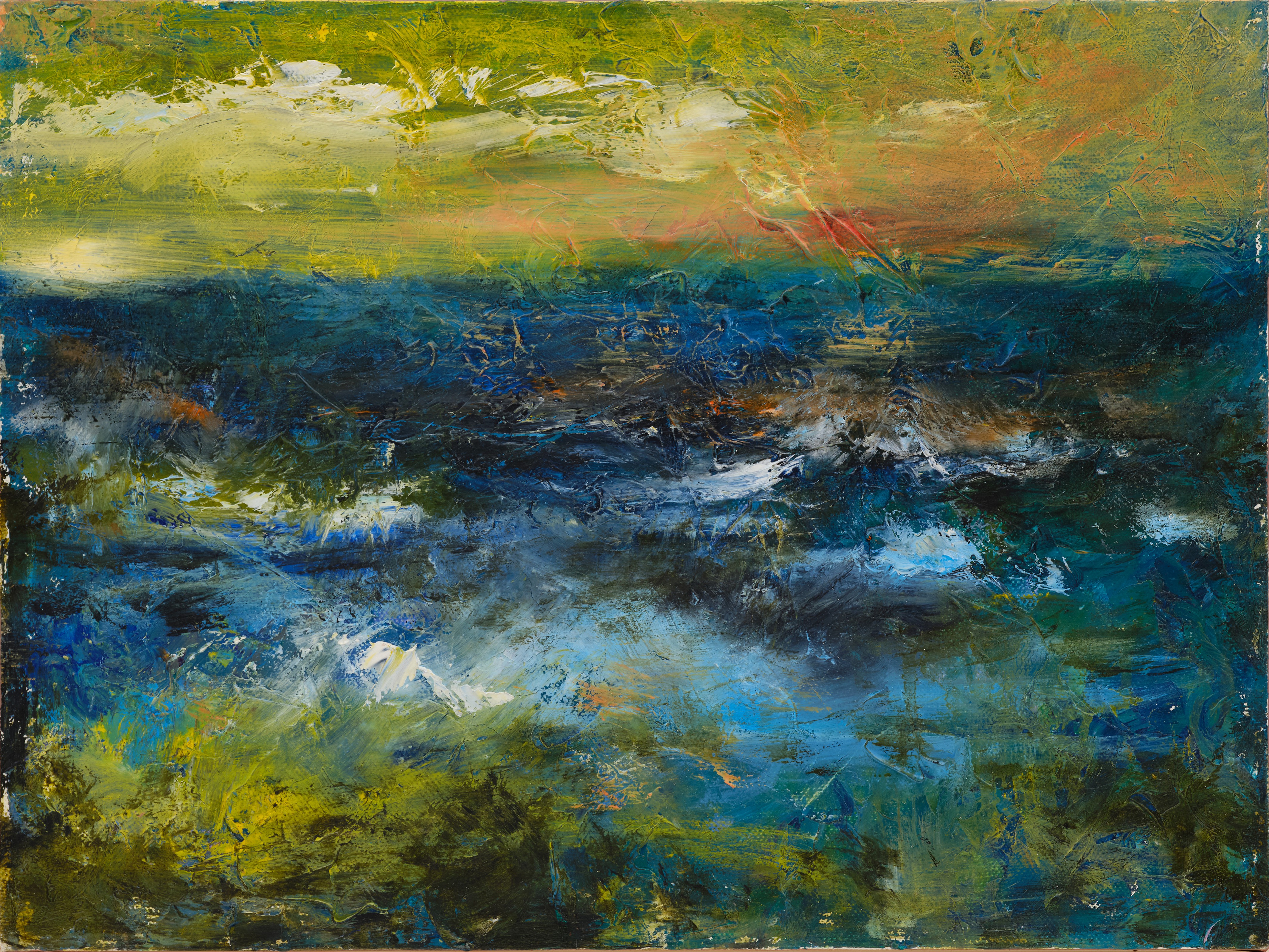 Zakhar Shevchuk, Almost Abstract Landscape - 6 (River Sunset) Zakhar Shevchuk, Almost Abstract Landscape - 6 (River Sunset)