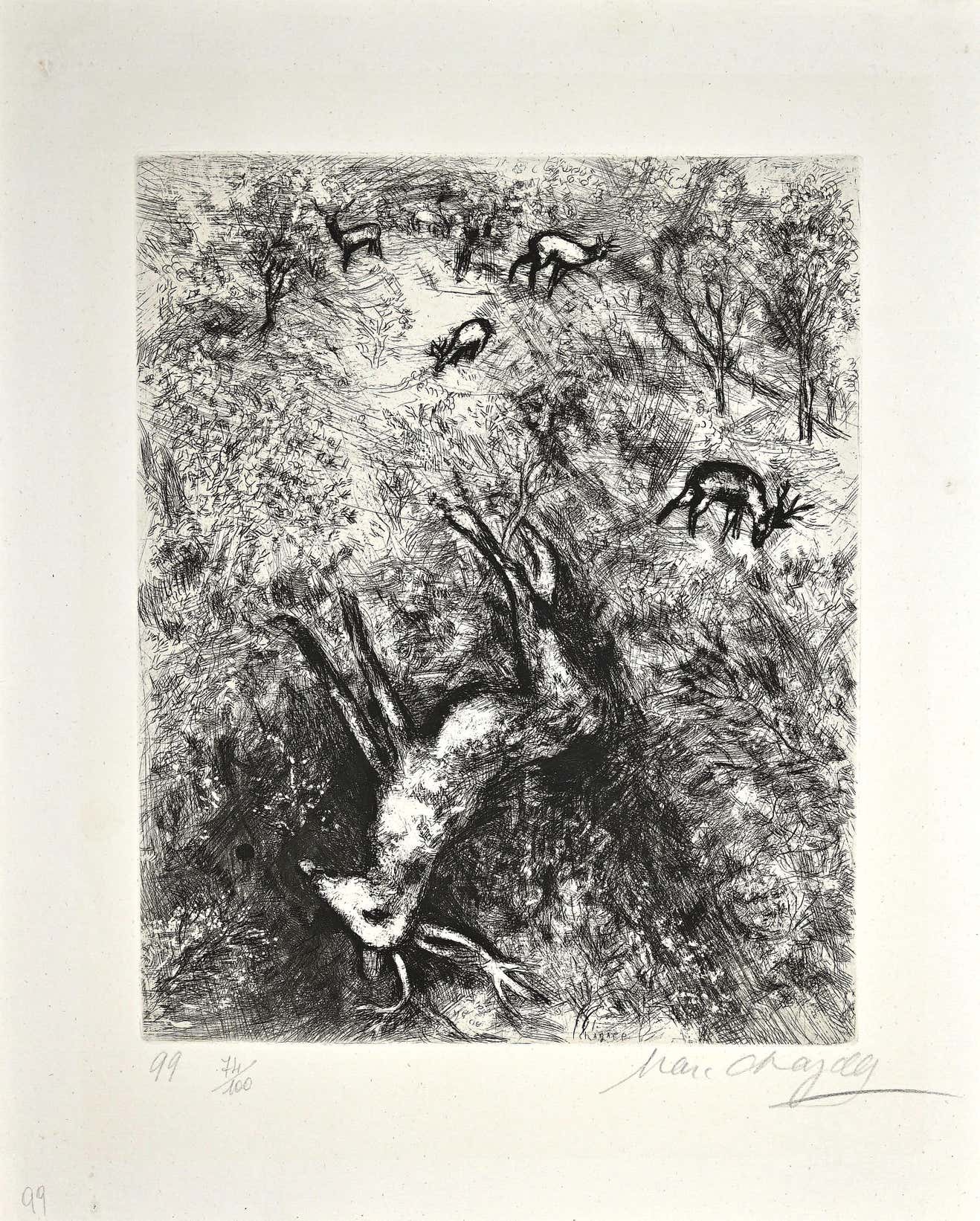 Marc Chagall, Le Cerf Malade Marc Chagall, Le Cerf Malade