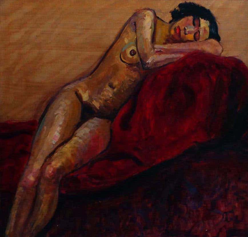 Antonio Feltrinelli, The woman on the sofa Antonio Feltrinelli, The woman on the sofa