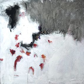Peinture, Roses des neiges, Claude Voutat