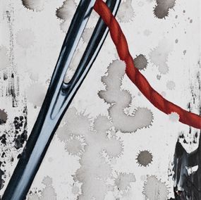 Gemälde, Le fil rouge - série lien de la vie, Jackie Spaeter