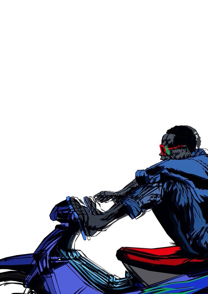 Fred Ebami, Moto blaster Fred Ebami, Moto blaster