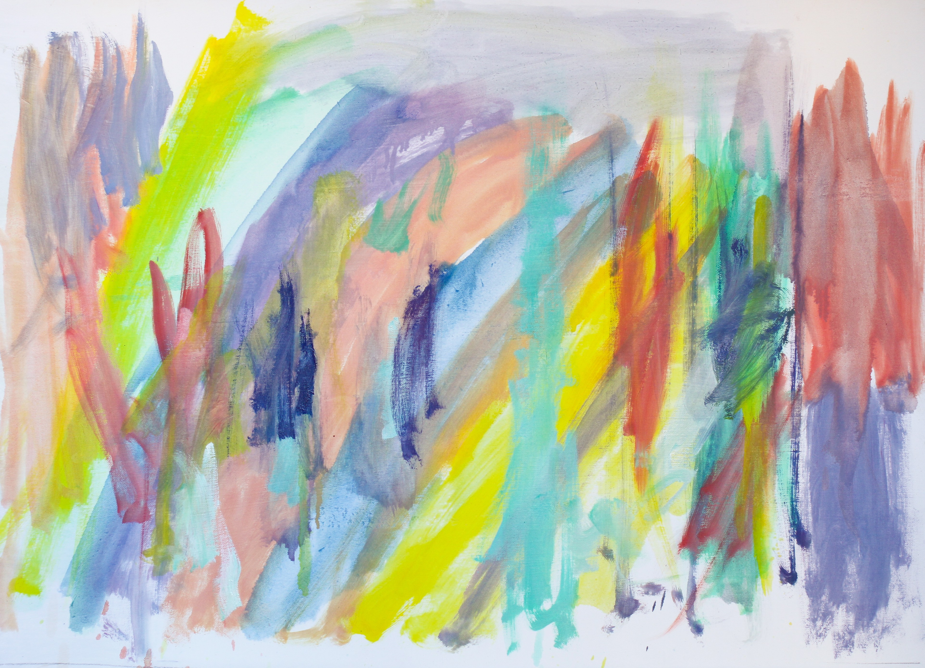 Miquel Angel Benejam, Stripes and brushstrokes Miquel Angel Benejam, Stripes and brushstrokes