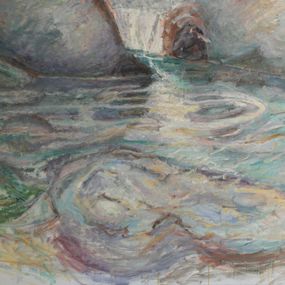 Painting, Natural pool, Miquel Angel Benejam