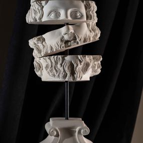 Escultura, Zeus of Olympus Handmade Sculpture for Home Decor, Dervis Akdemir