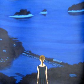 Dibujo, Blue Cove, Katsuko Kuroya