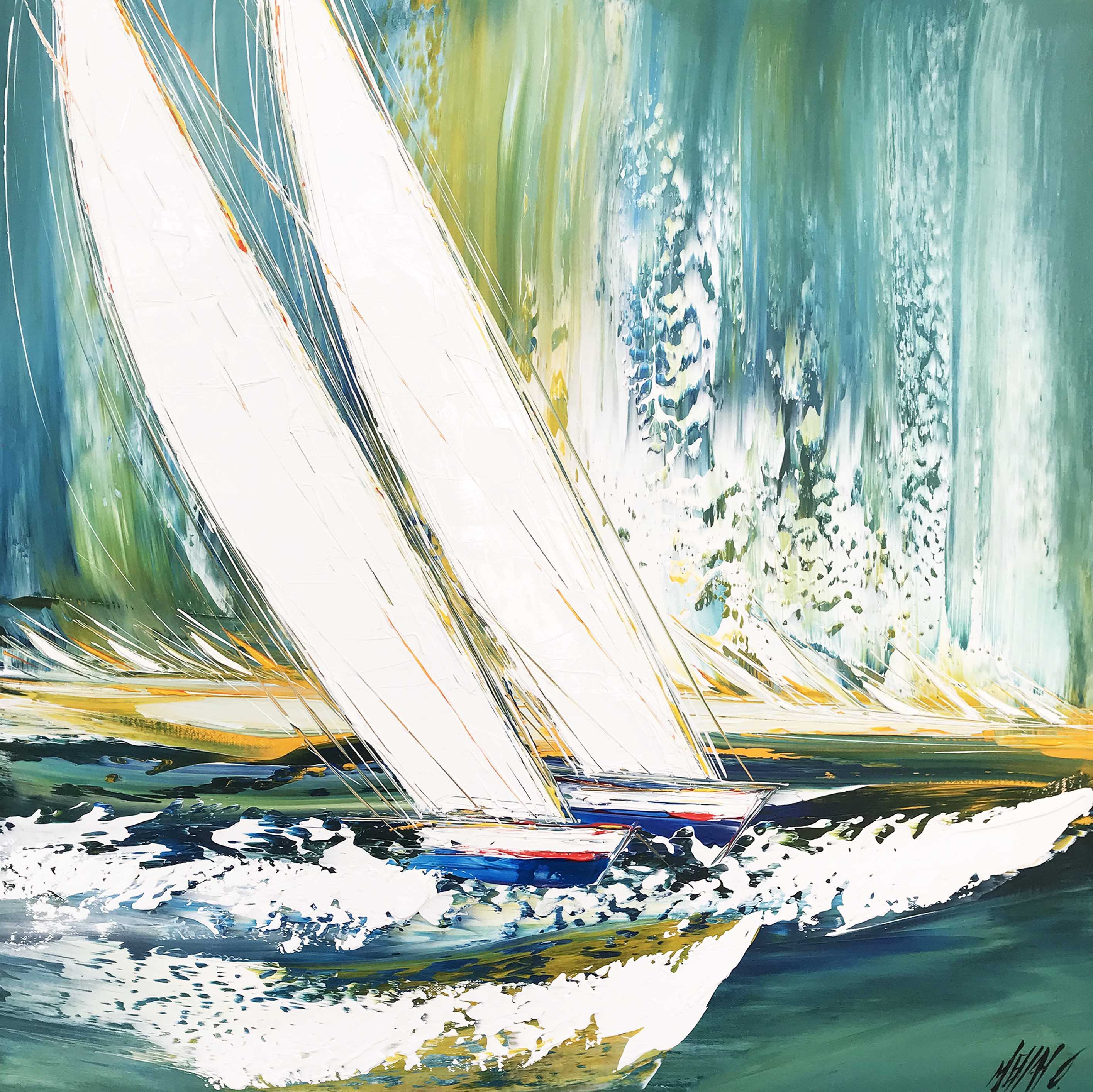 Olivier Messas, À deux en mer... (Esprit voile 2019) Olivier Messas, À deux en mer... (Esprit voile 2019)