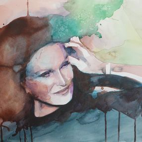 Gemälde, Chaque ride à mon coeur..., Javier Navarro Avilés