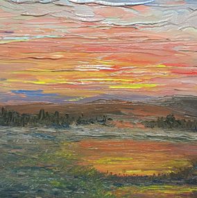Marshland (Contemporary Impressionist Landscape Painting), Boris Garibyan